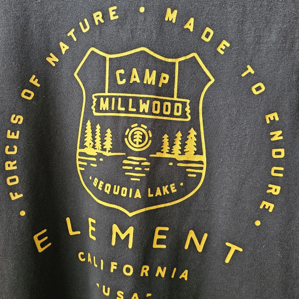 Element Black T-Shirt with Gold Logo XL - Picture 7 of 7